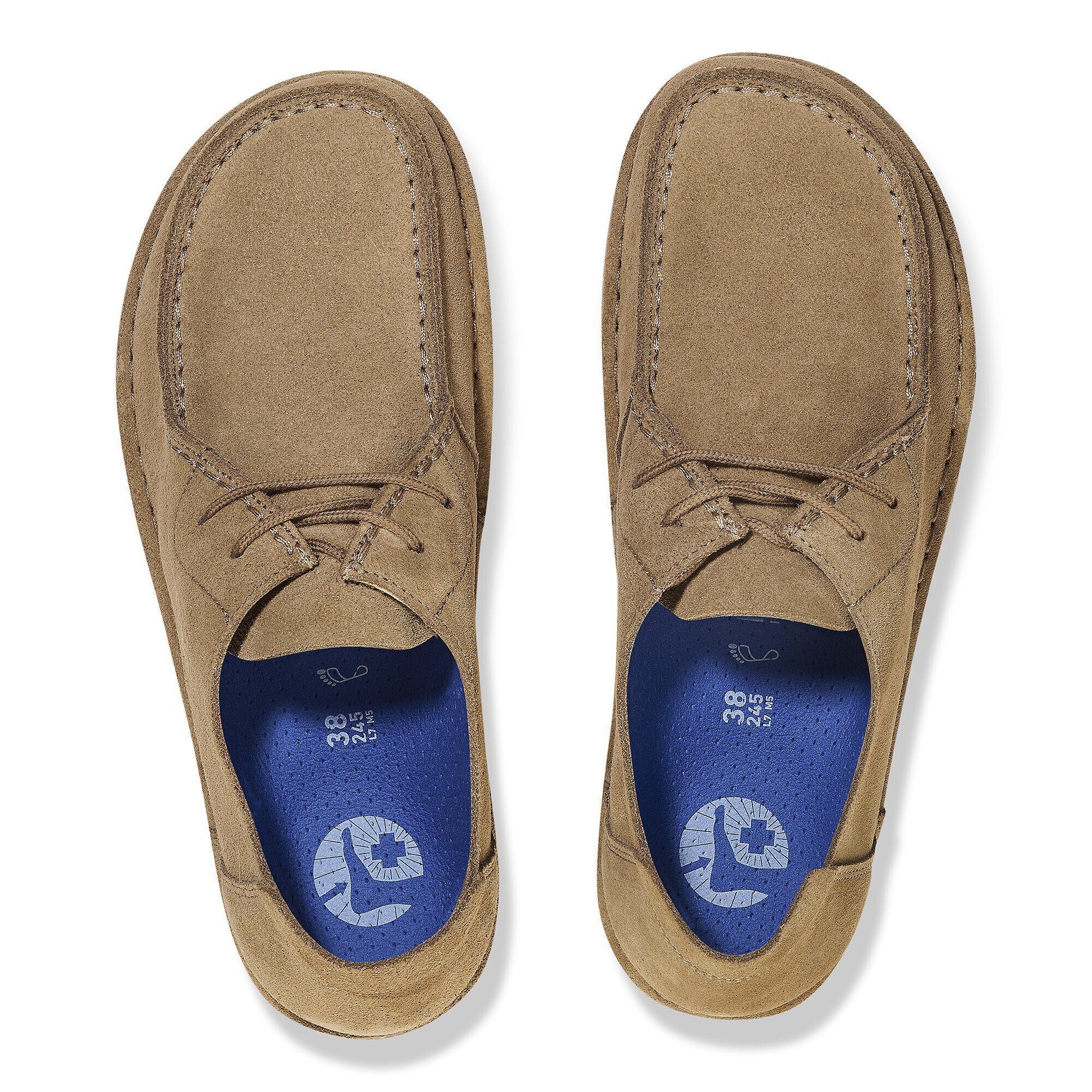 Utti Lace | Suede | Gray Taupe – Birkenstock Midtown