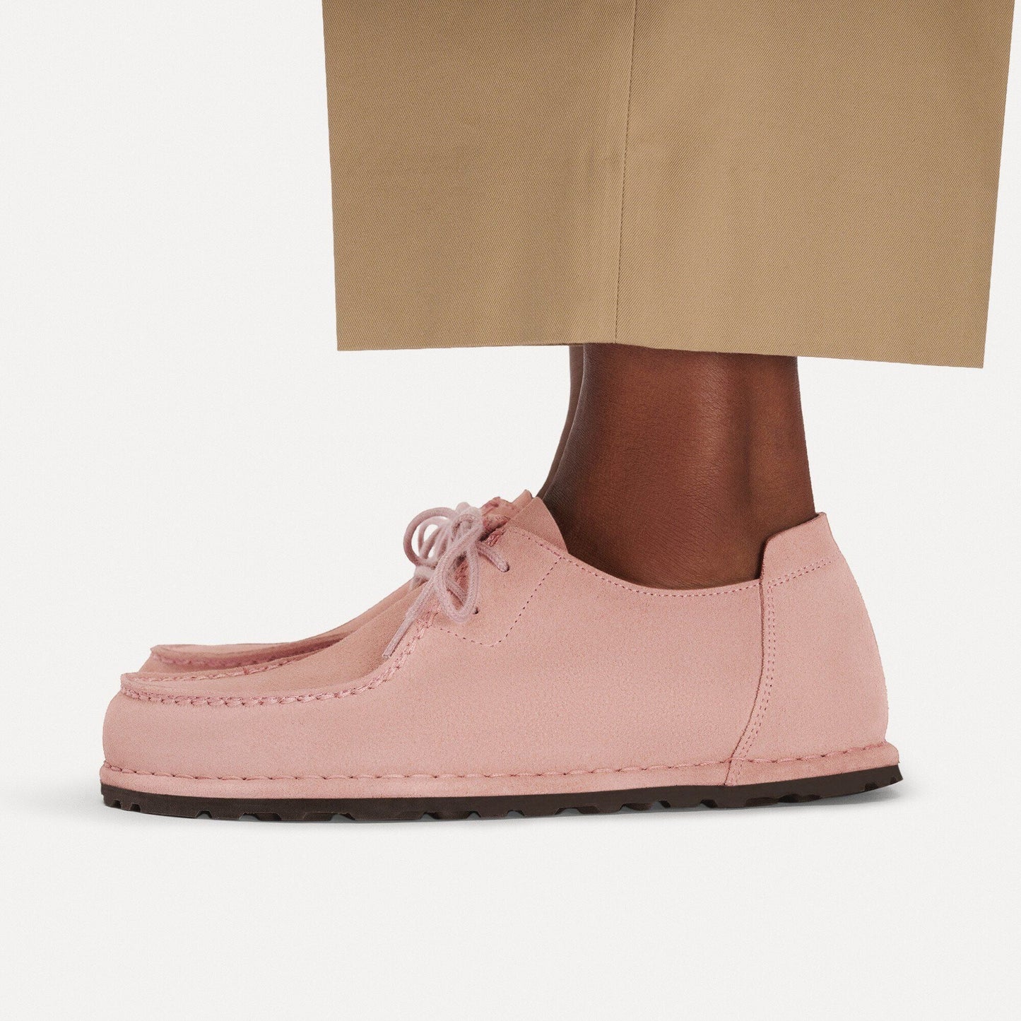 Utti Lace | Suede | Pink Clay - shoe - Birkenstock