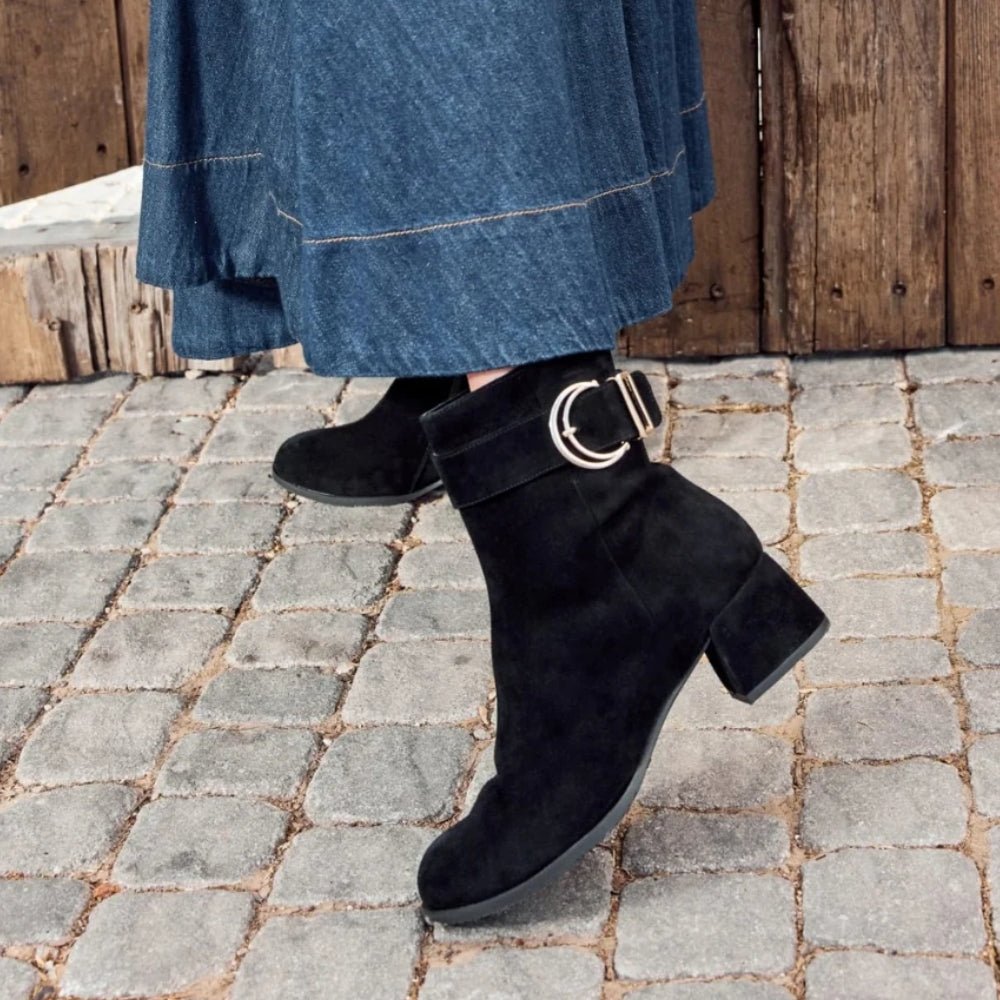 Verse | Suede | Black Noir - Boot - Naot