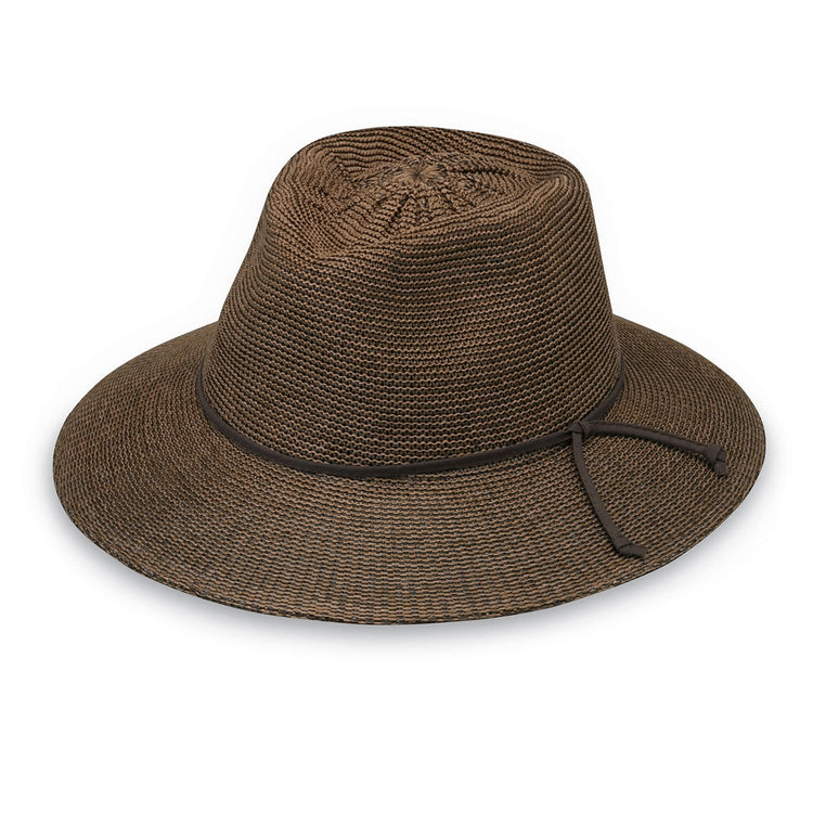 Victoria Fedora | Women | Suede Brown - Hat - Wallaroo