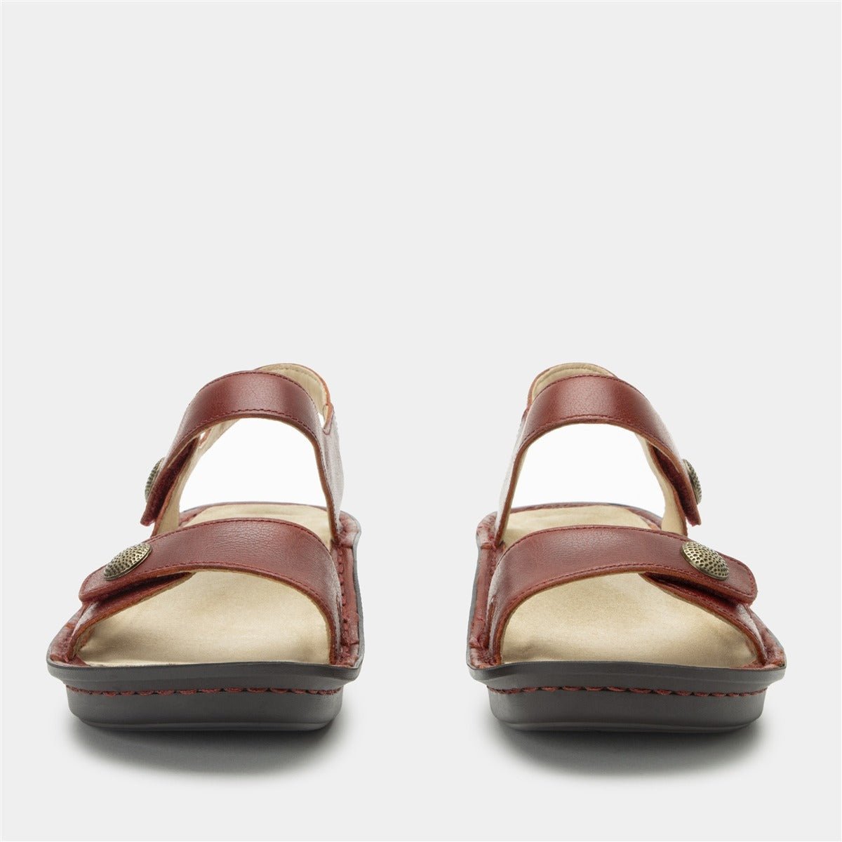 Vienna | Leather | Garnet - Sandals - Alegria