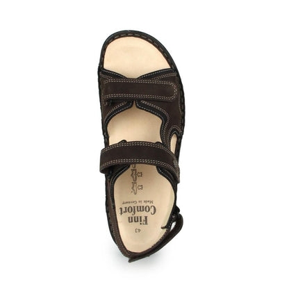 Wanaka Soft Classic | Men | Nubuck | Grizzly/Black - sandals - Finn Comfort