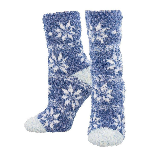 Warm & Cozy Fair Isle Fun | Women | Blue - Socks - Socksmith