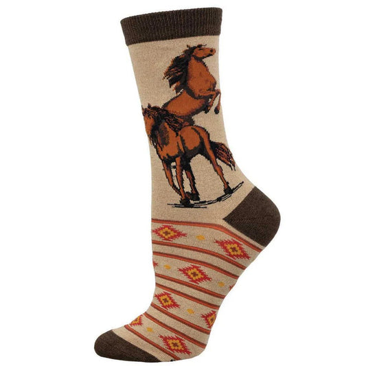 Wild Wild Horses | Bamboo | Women's | Hemp - socks - Socksmith