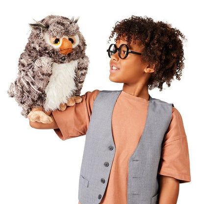 Wise Owl Puppet - TOY - FOLKMANIS