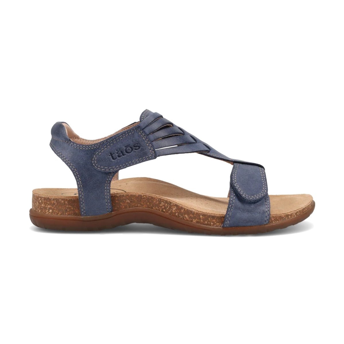 Wonderful | Leather | Dark Blue - sandals - Taos