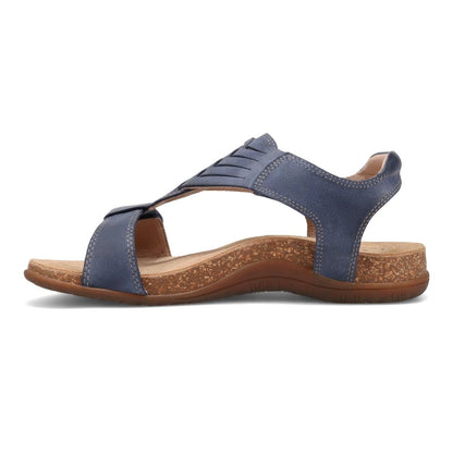 Wonderful | Leather | Dark Blue - sandals - Taos