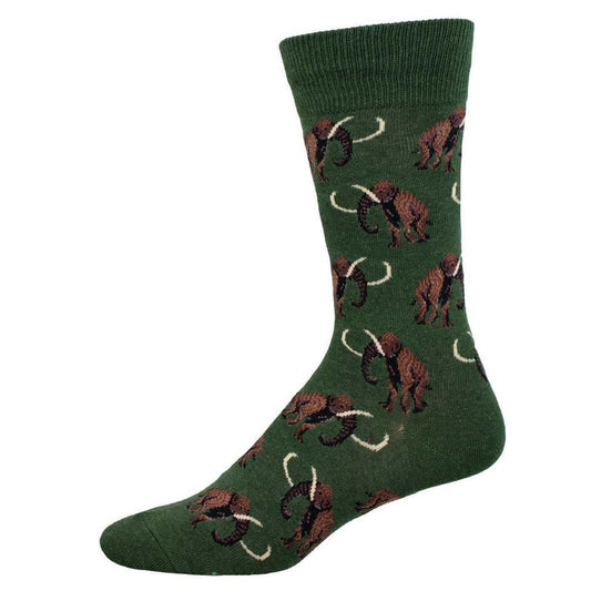 Wooly Mammoth | Men | Green Heather - socks - Socksmith