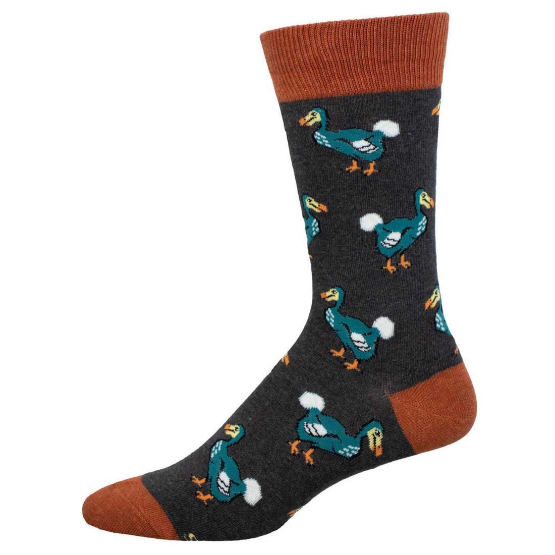 Yolo Dodo | Men | Charcoal Heather - socks - Socksmith