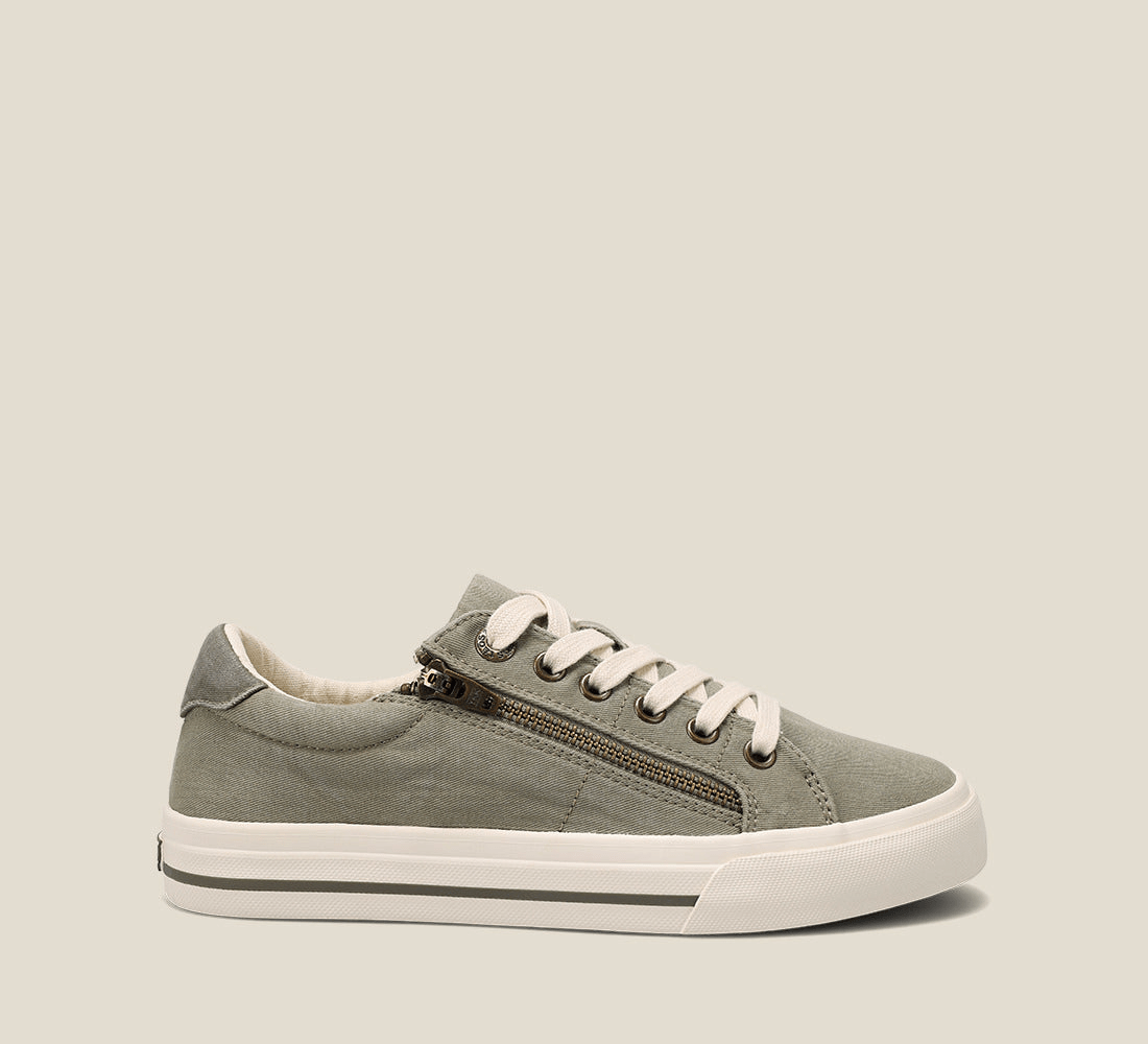 Z Soul | Wide | Canvas | Sage/Olive Distressed - Shoe - Taos