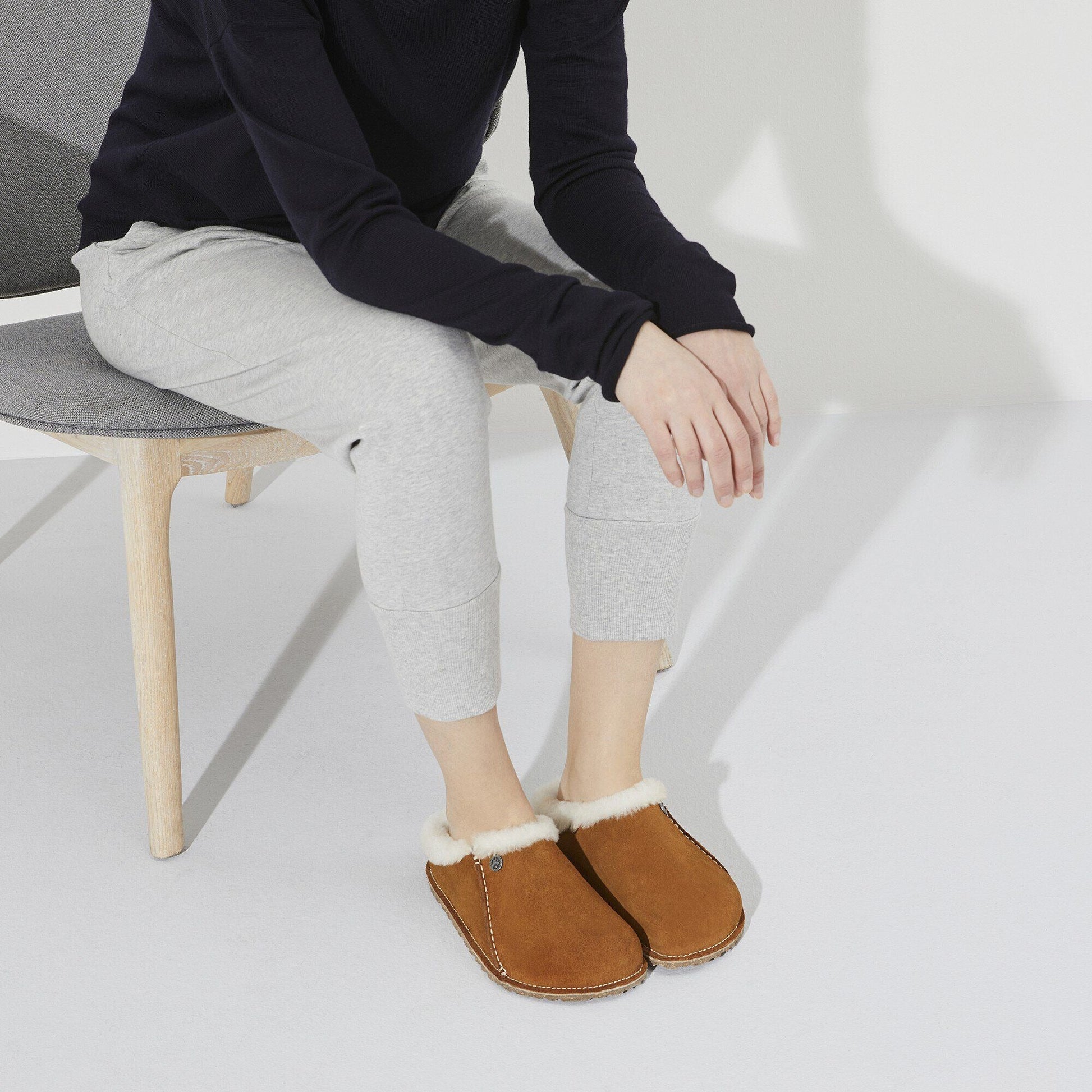 Zermatt Premium Shearling | Suede | Mink - Slipper - Birkenstock
