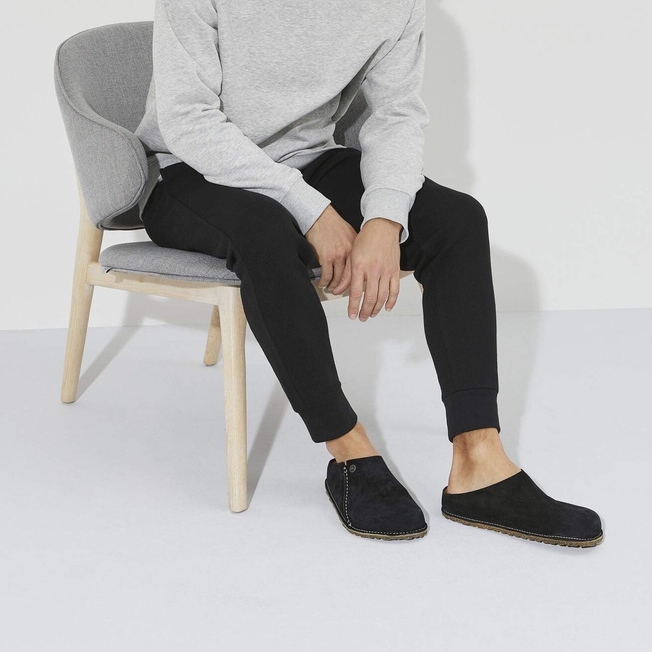 Zermatt Premium | Suede | Midnight Blue - Slipper - Birkenstock