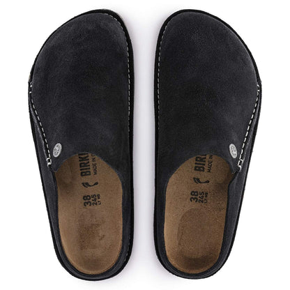 Zermatt Premium | Suede | Midnight Blue - Slipper - Birkenstock