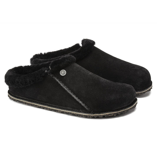 Zermatt Premium | Suede/Shearling | Black - Slipper - Birkenstock