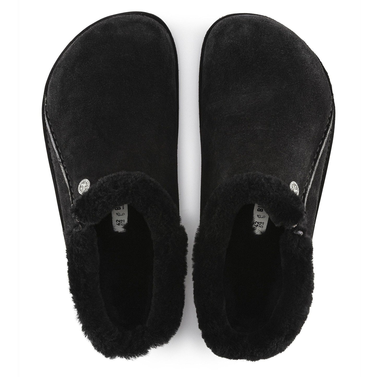 Zermatt Premium | Suede/Shearling | Black - Slipper - Birkenstock