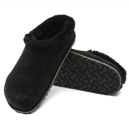 Zermatt Premium | Suede/Shearling | Black - Slipper - Birkenstock