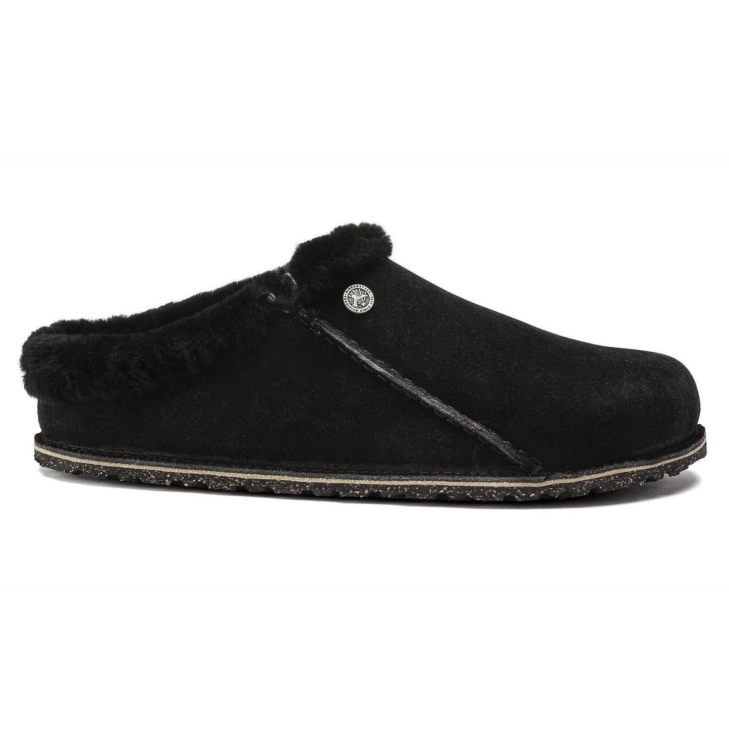 Zermatt Premium | Suede/Shearling | Black - Slipper - Birkenstock