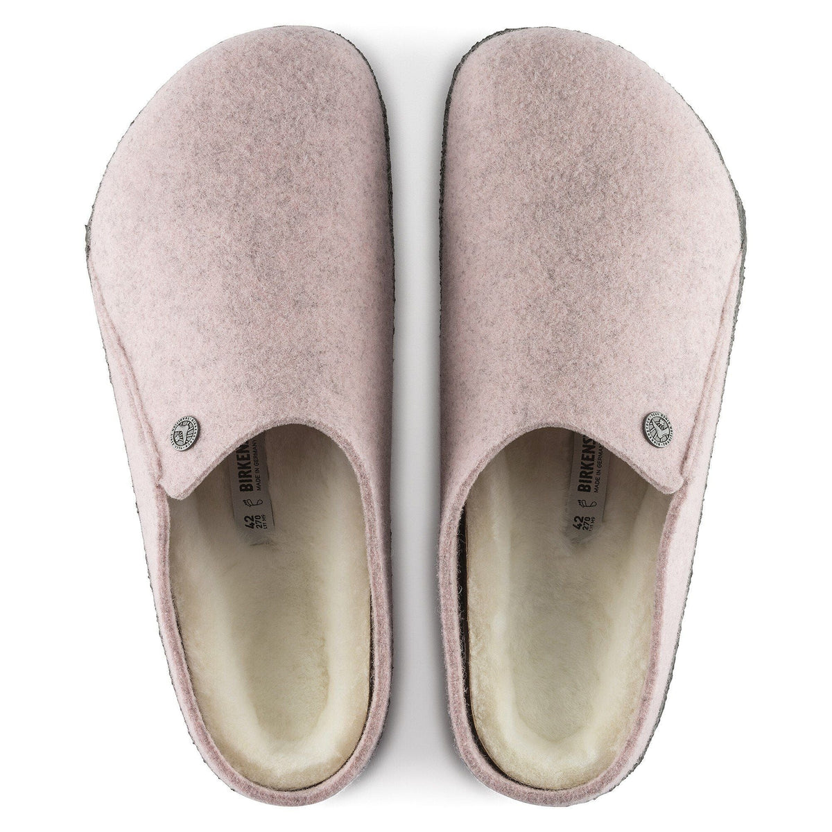 Zermatt Shearling | Felt | Soft Pink - Slipper - Birkenstock