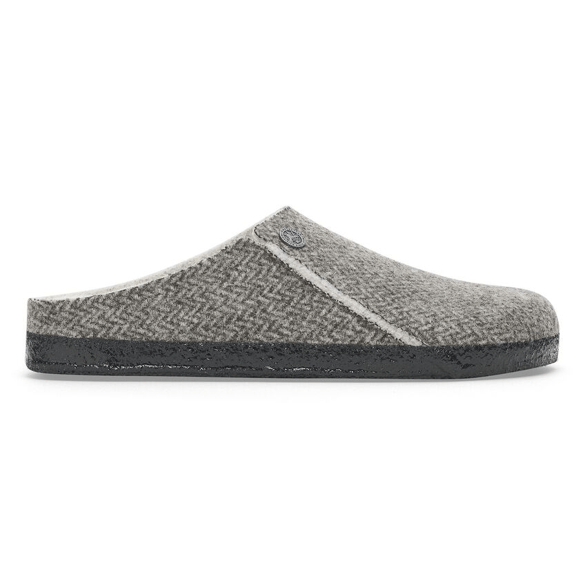 Zermatt Shearling | Wool | Herringbone Gray - Slipper - Birkenstock