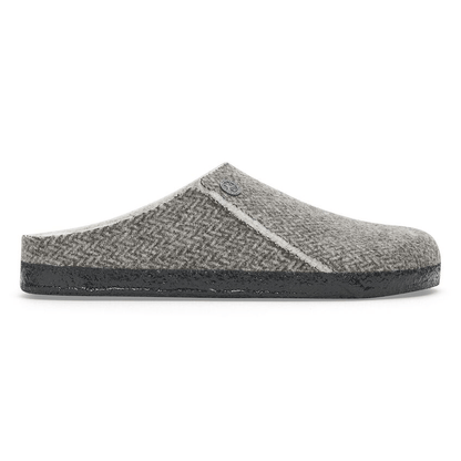 Zermatt Shearling | Wool | Herringbone Gray - Slipper - Birkenstock