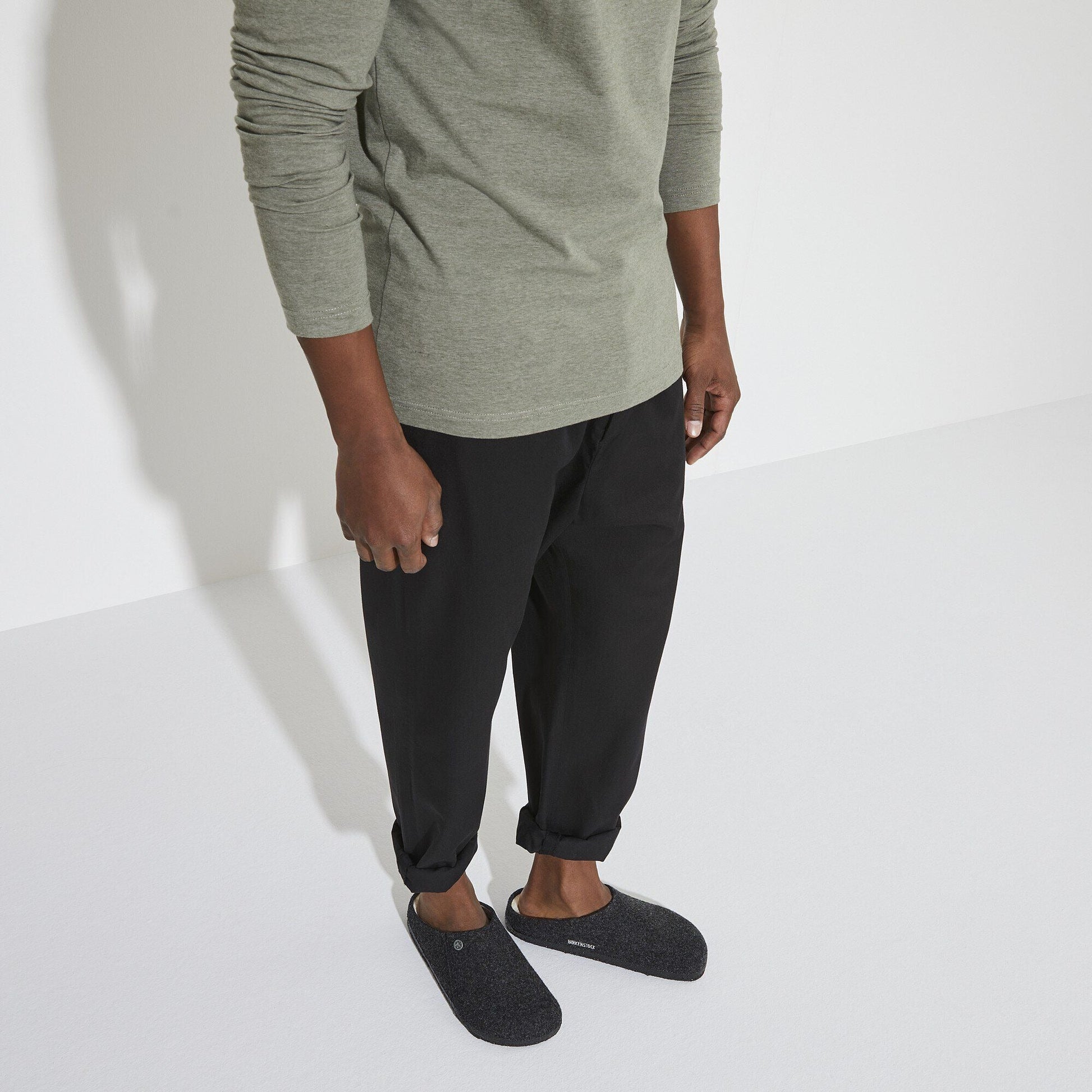 Zermatt Shearling | Wool/Felt | Anthracite - Slipper - Birkenstock