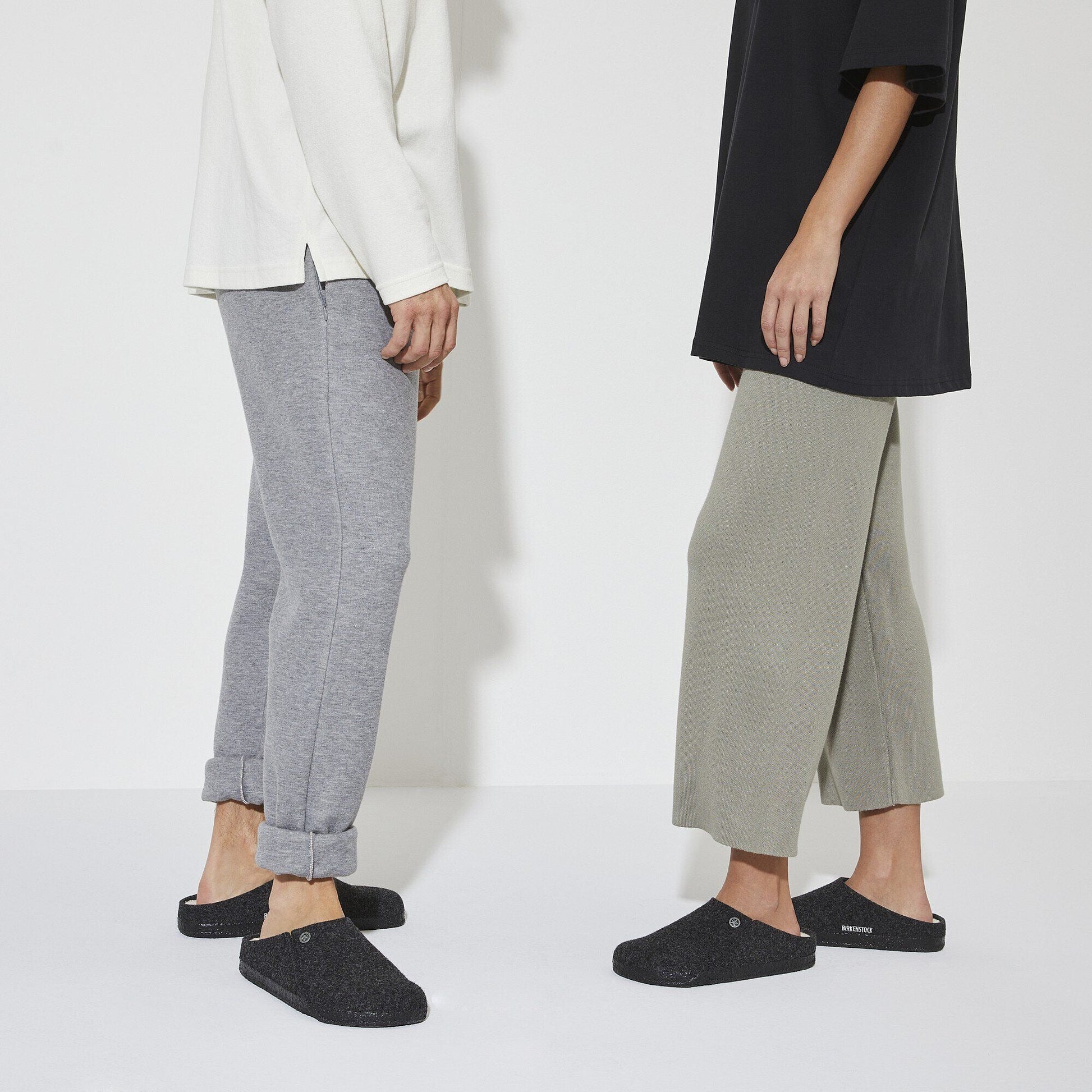 Zermatt Shearling | Wool/Felt | Anthracite - Slipper - Birkenstock