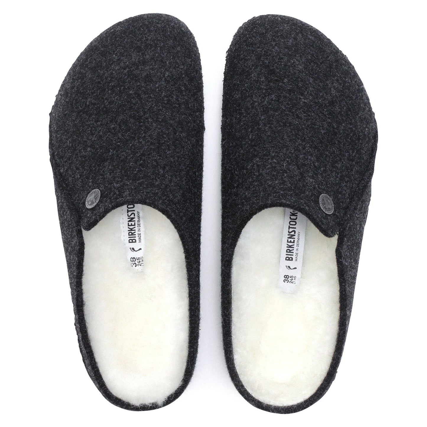 Zermatt Shearling | Wool/Felt | Anthracite - Slipper - Birkenstock