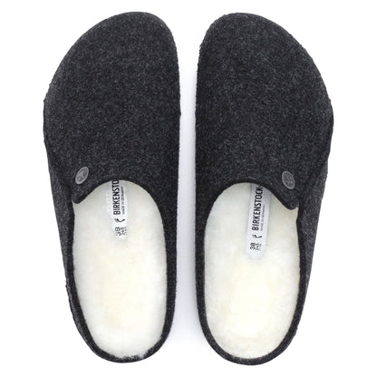 Zermatt Shearling | Wool/Felt | Anthracite - Slipper - Birkenstock