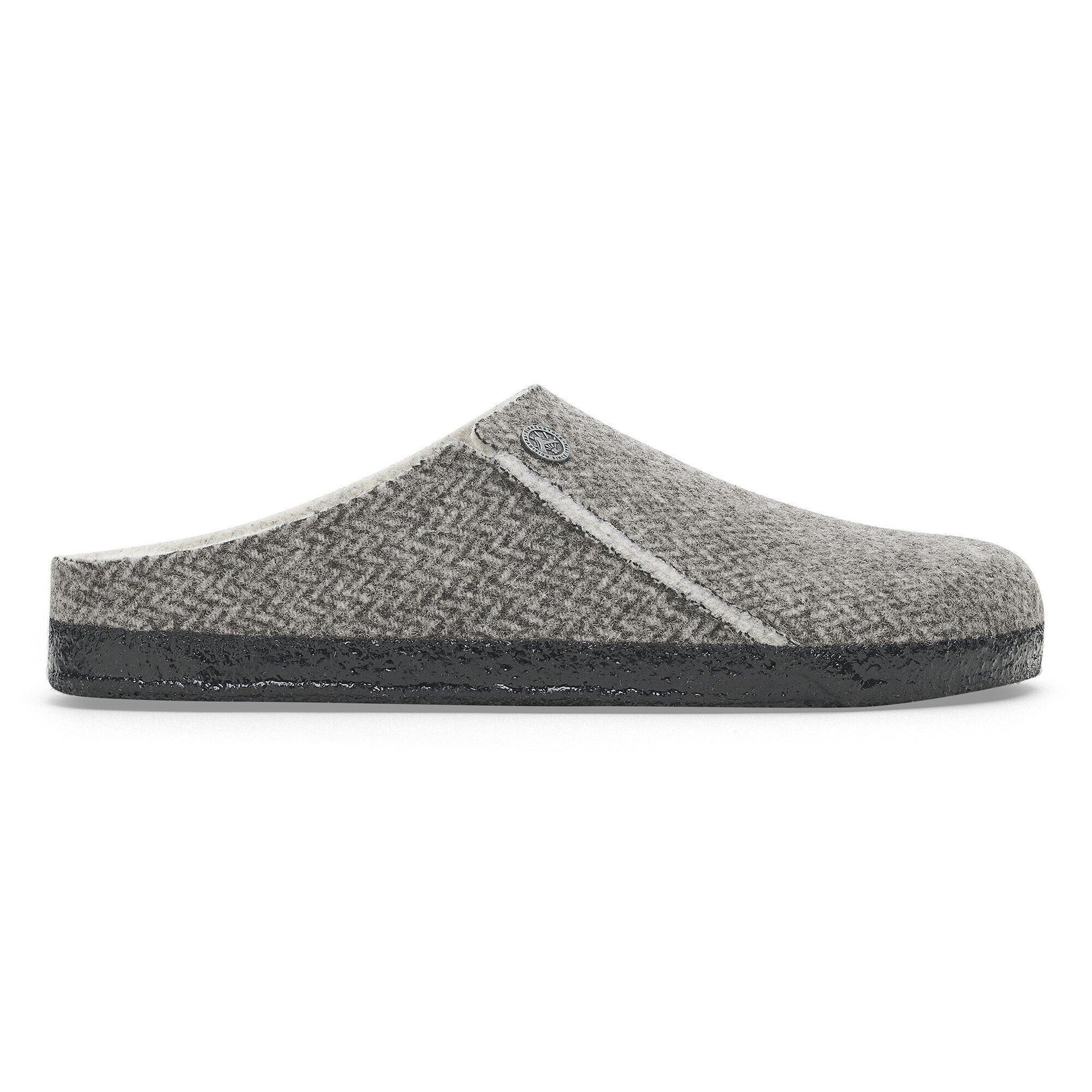 Zermatt Shearling | Wool/Felt | Herringbone Gray - Slipper - Birkenstock