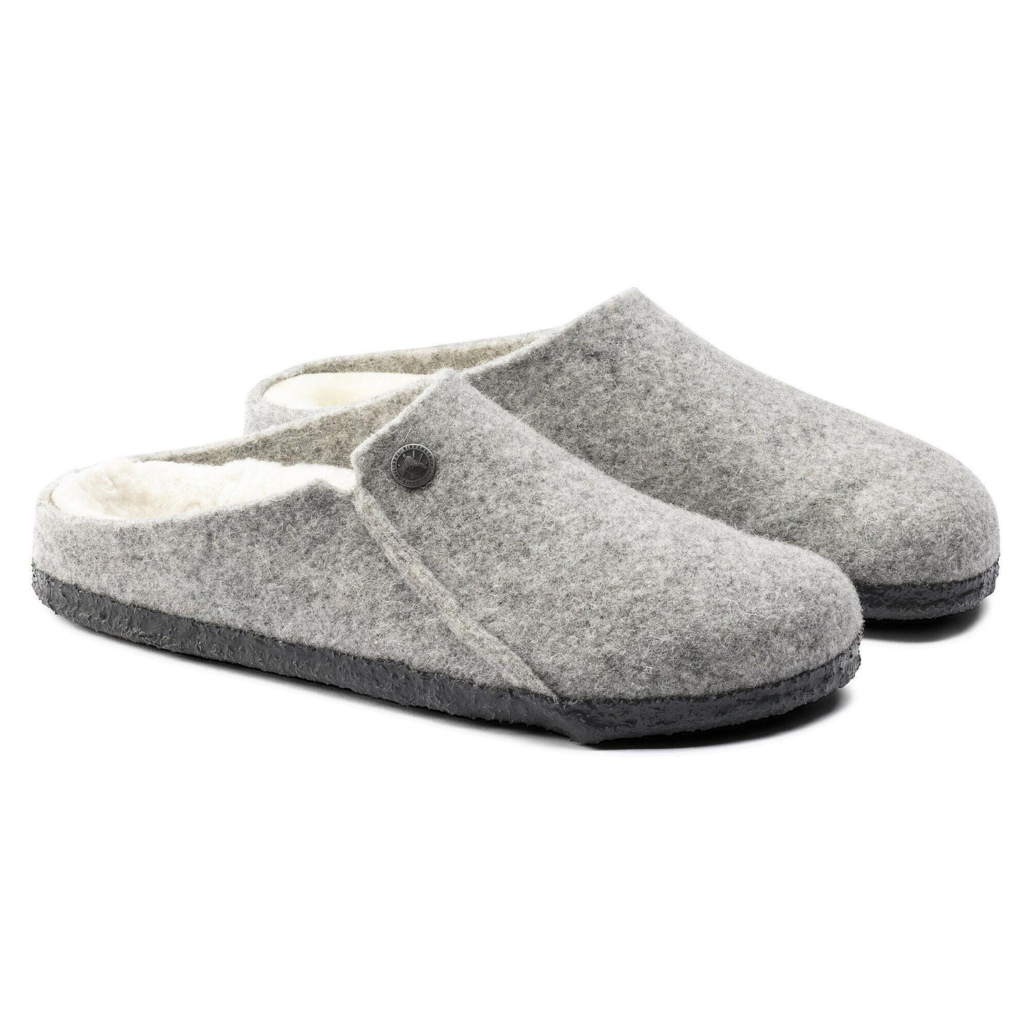 Zermatt Shearling | Wool/Felt | Light Gray - Slipper - Birkenstock