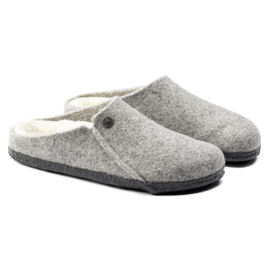 Zermatt Shearling | Wool/Felt | Light Gray - Slipper - Birkenstock