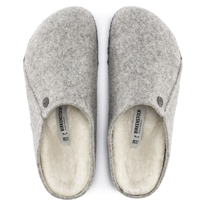 Zermatt Shearling | Wool/Felt | Light Gray - Slipper - Birkenstock