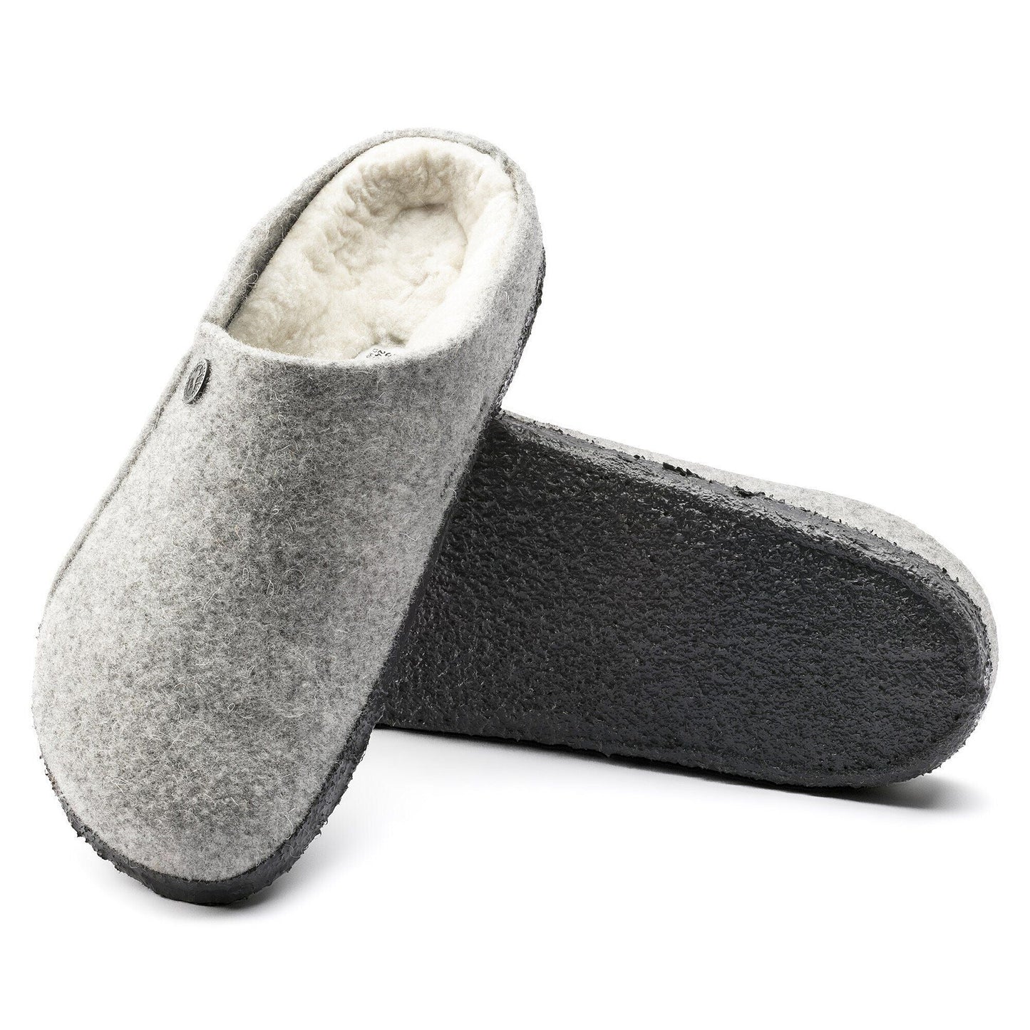 Zermatt Shearling | Wool/Felt | Light Gray - Slipper - Birkenstock