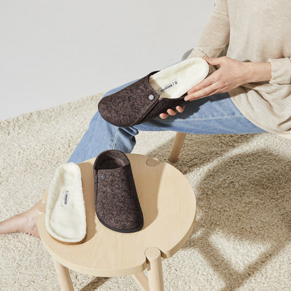 Zermatt Shearling | Wool/Felt | Mocha - Slipper - Birkenstock