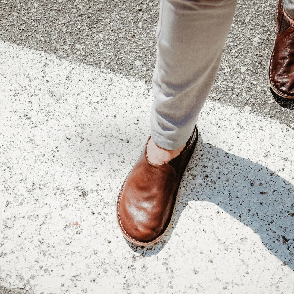 Zuma | Leather | Cocoa Brown - shoe - VIBAe