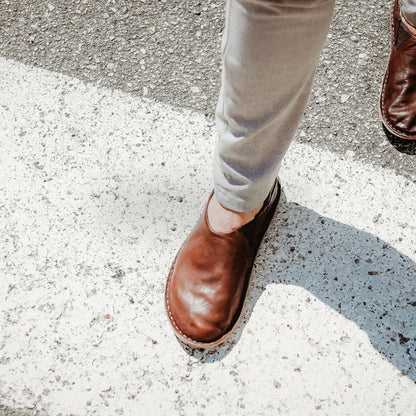Zuma | Leather | Cocoa Brown - shoe - VIBAe
