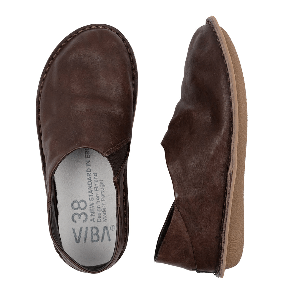 Zuma | Leather | Cocoa Brown - Shoe - VIBAe