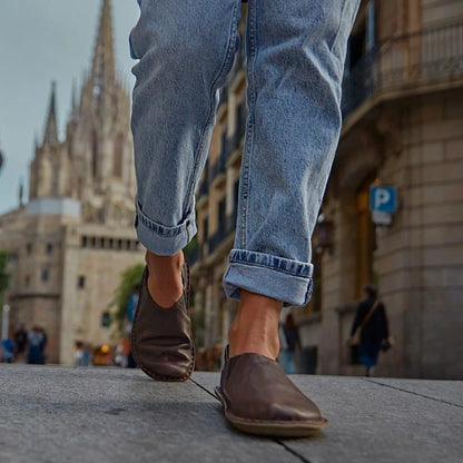 Zuma | Leather | Cocoa Brown - shoe - VIBAe