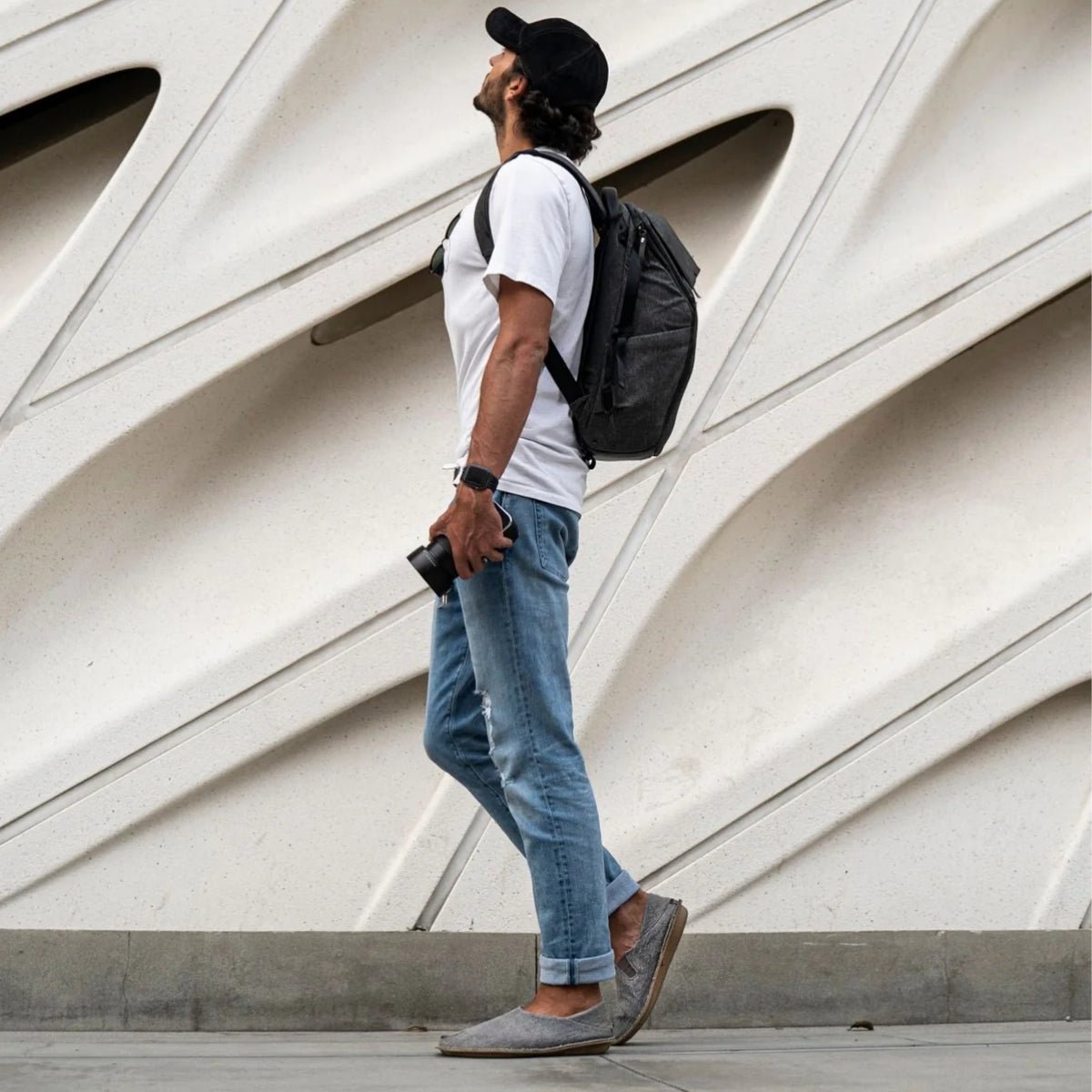 Zuma | Vegan | Linen | Beachpebble Grey - shoe - VIBAe