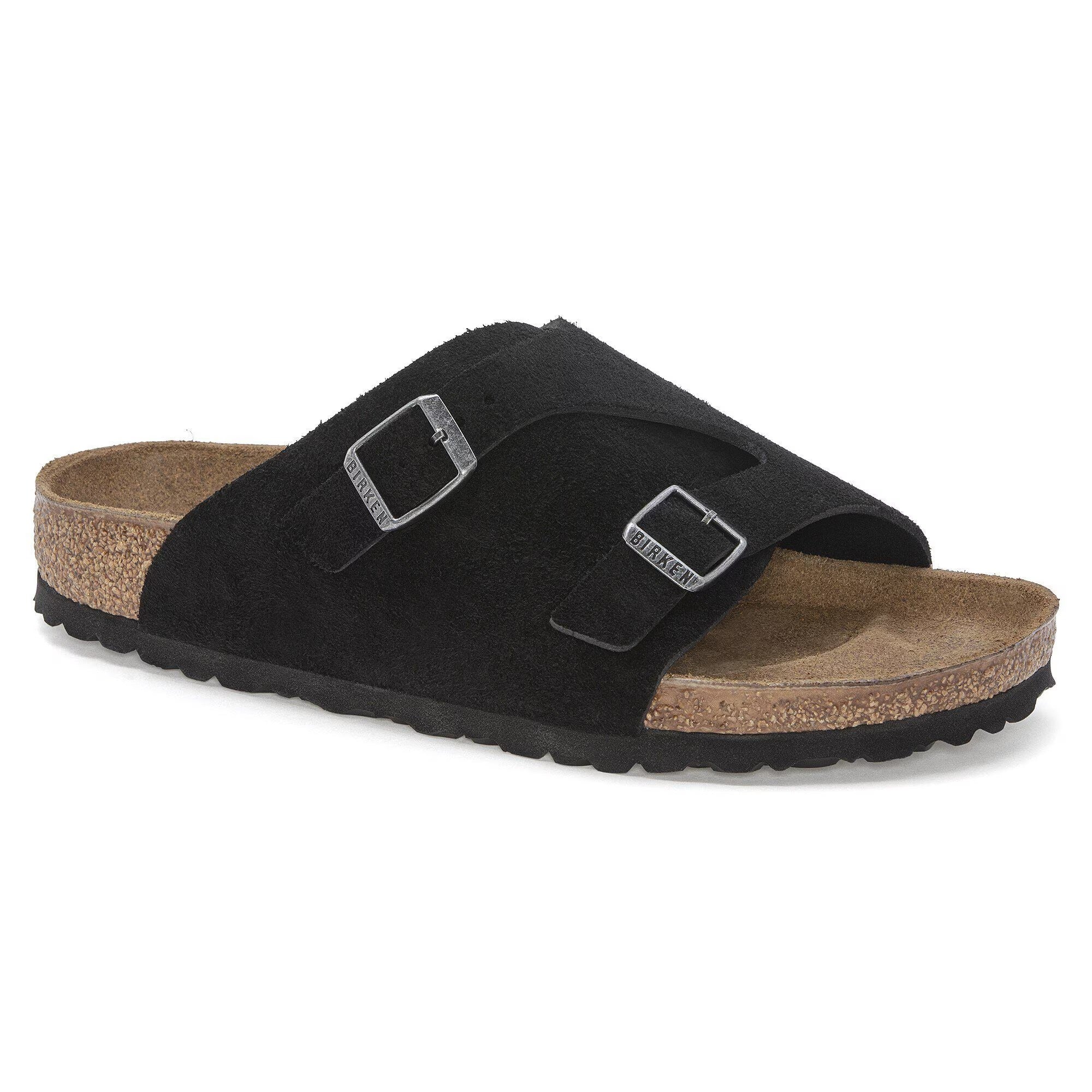 靴 BIRKENSTOCK Zurich 40 Zurich Black Suede Shoes for Women or Men – Birkenstock Midtown