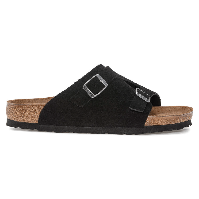 Zurich | Suede | Black - Sandals - Birkenstock