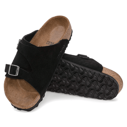 Zurich | Suede | Black - Sandals - Birkenstock