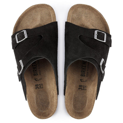 Zurich | Suede | Black - Sandals - Birkenstock