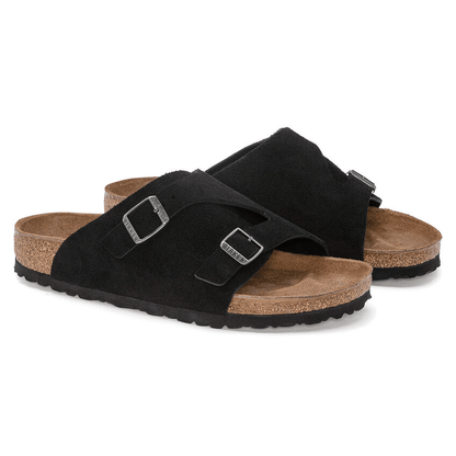 Zurich | Suede | Black - Sandals - Birkenstock