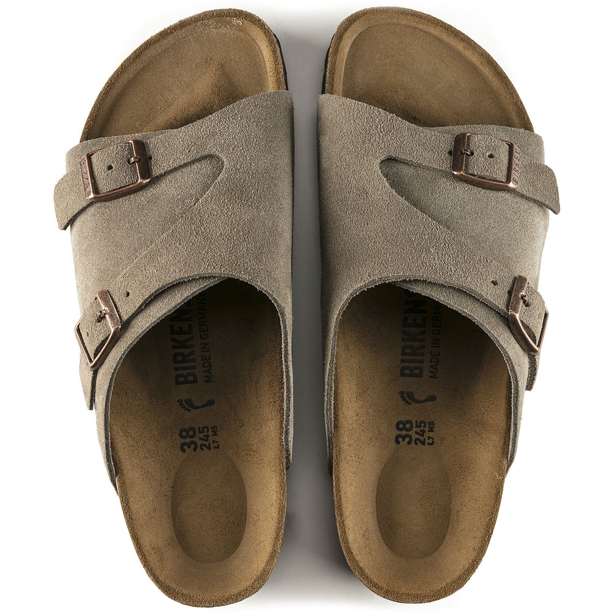 靴 BIRKENSTOCK ZURICH TAUPE SUEDE Birkenstock Zurich taupe suede