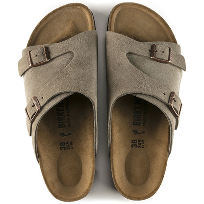 Zurich | Suede | Taupe - sandals - Birkenstock