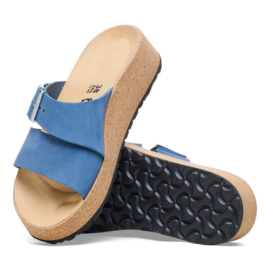 Almina | Nubuck | Elemental Blue - Sandals - Birkenstock