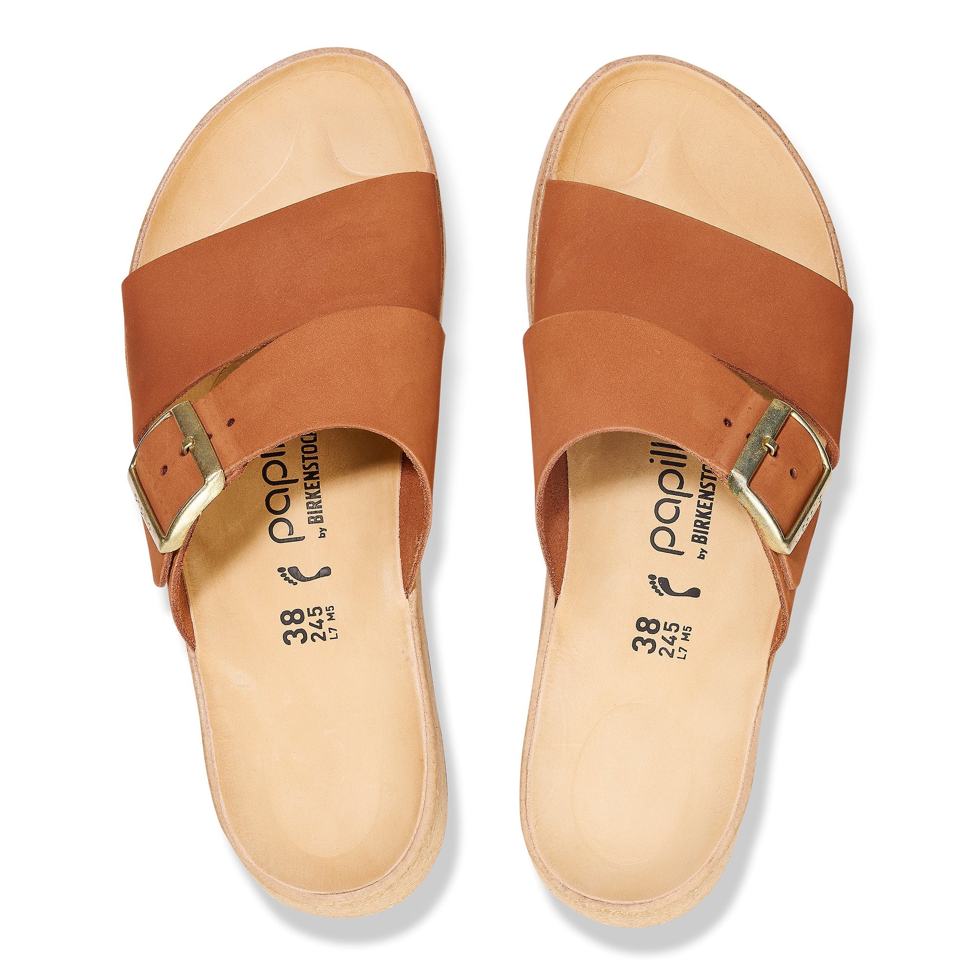 Birkenstock Gizeh Birko-Flor Mocca Toe Post Sandals