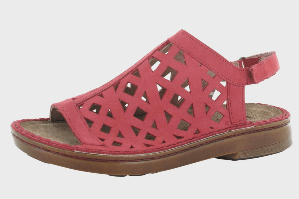 Amadora | Nubuck | Brick Red - Sandals - Naot