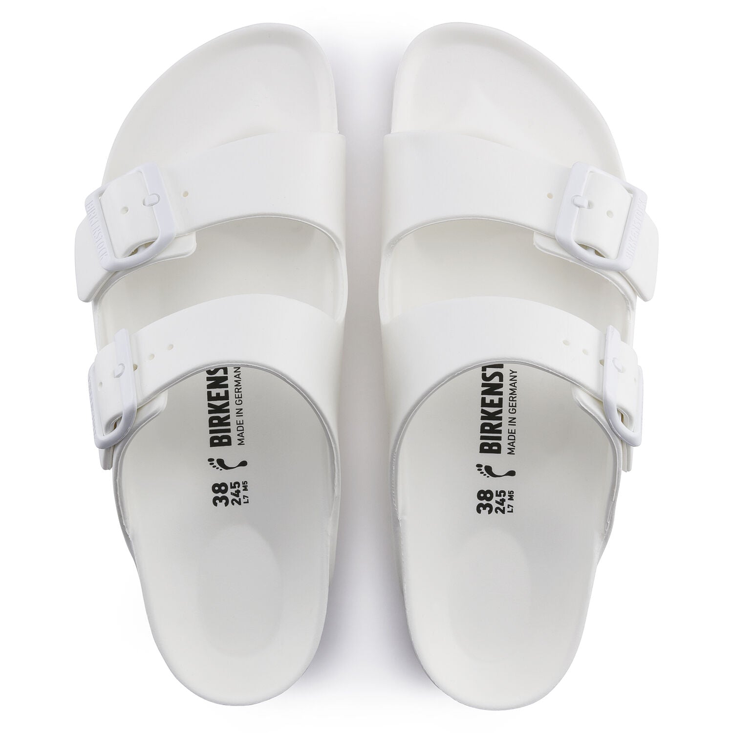 Birkenstock, Shoes, Birkenstock Madrid Essentials Eva Slide Sandal White  Sz 39 Womens 8 Mens 6